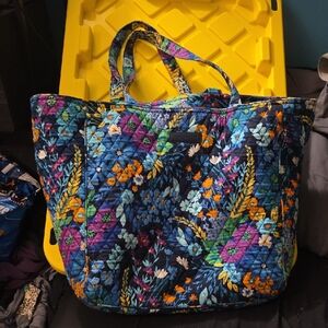 Vera Bradley Blue Floral Tote
